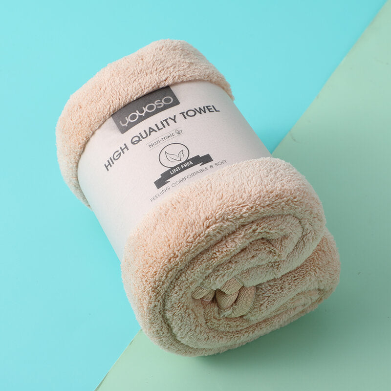 Asciugamano serie Morandi in velluto color corallo - cammello chiaro