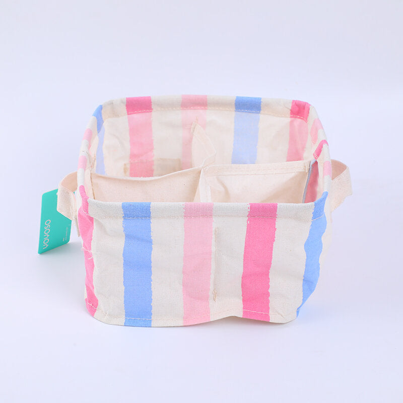 Scatola quadrata con 4 scomparti di l'archiviazione della serie Color strip