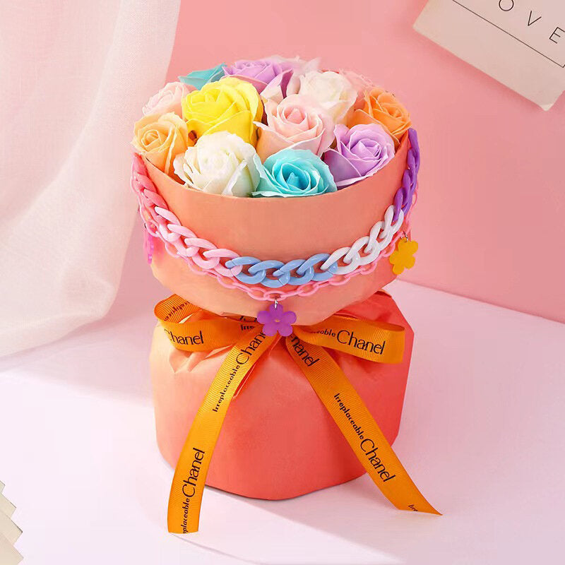 Bouquet di saponi profumati dallo stile elegante