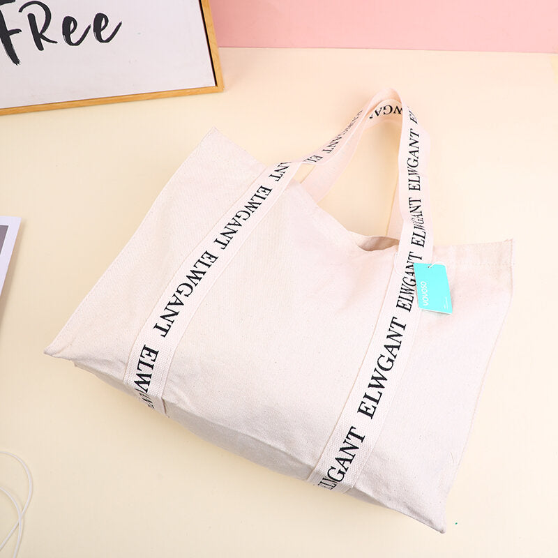 Semplice borsa della spesa portatile di grande capacità