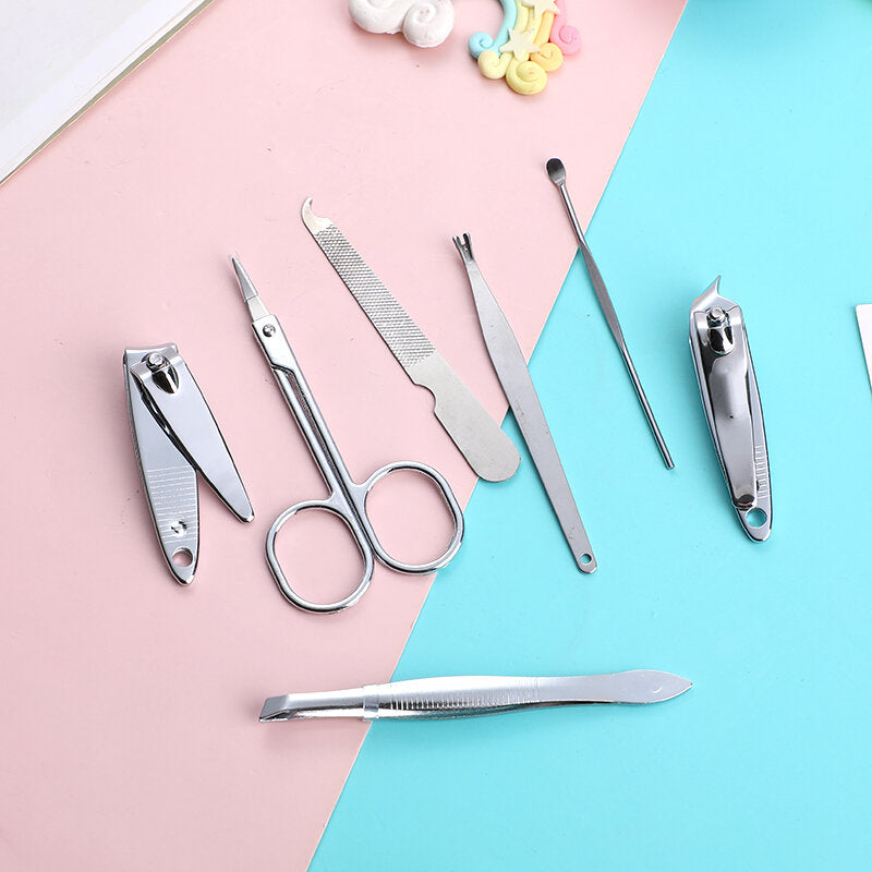 Set di sette pezzi di manicure della serie COOL little bear