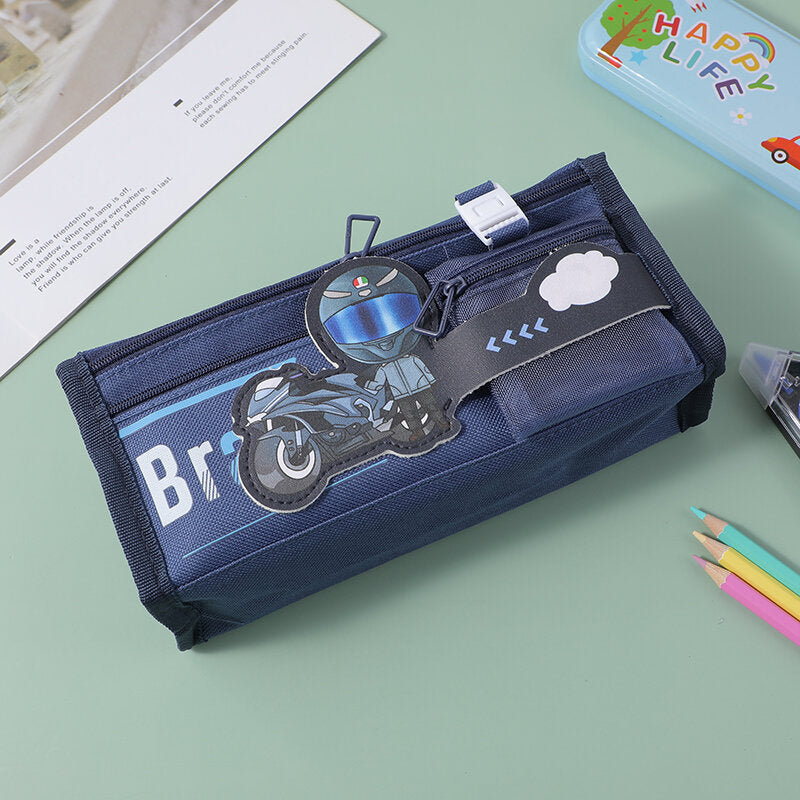 Borsa portamatite rettangolare Motorcycle Boy– 1 pezzo