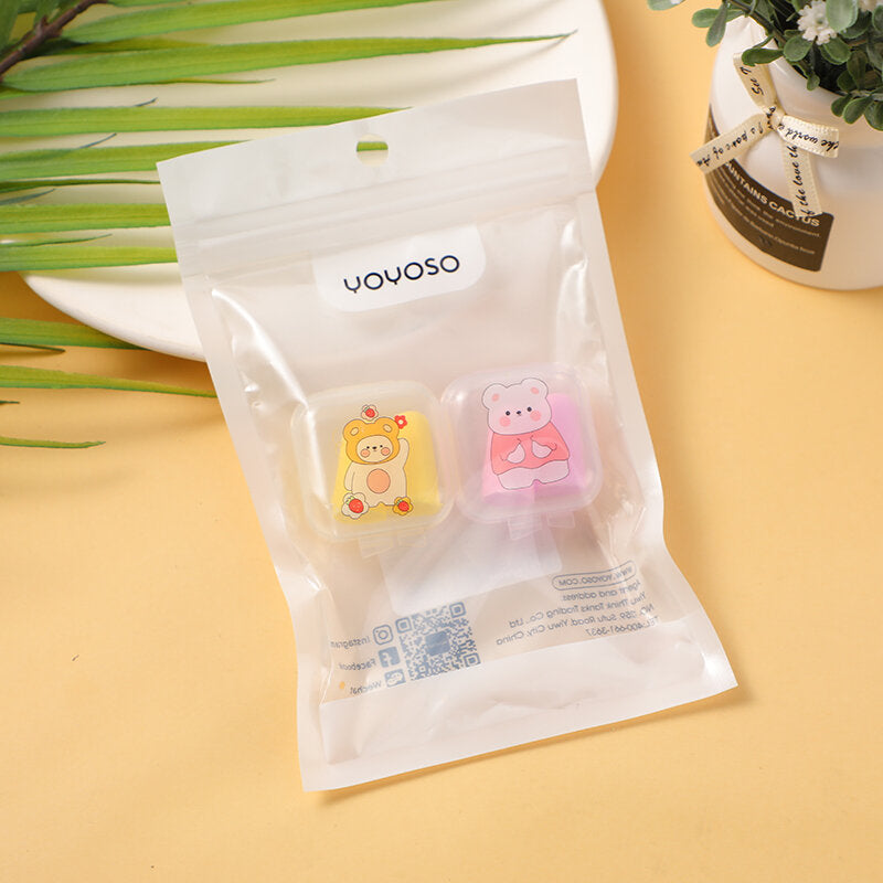 Tappi di orecchie in spugna serie Lazy bear 2 paia