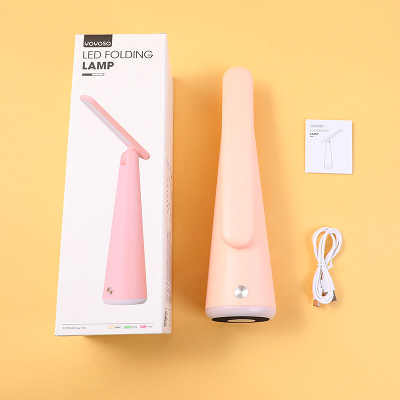 Lampada da tavolo d'atmosfera toccabile per la lettura, rosa