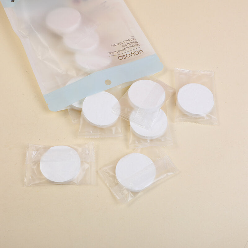 Asciugamano rotondo compresso 10 pezzi (95 g di consistenza EF)