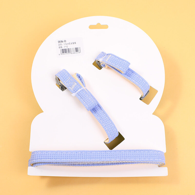 Guinzaglio per gatti floreale da 1,5 cm