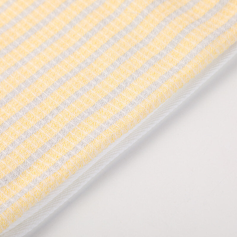 Asciugamano semplice multigriglia giallo