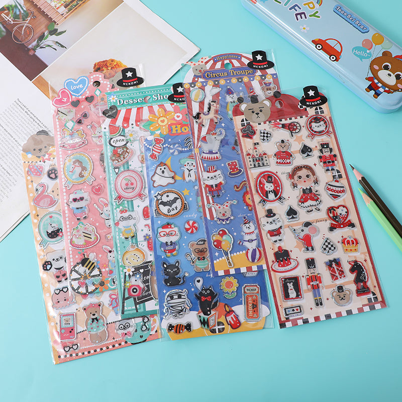 Adesivo smaltato della serie Little freckle black hat