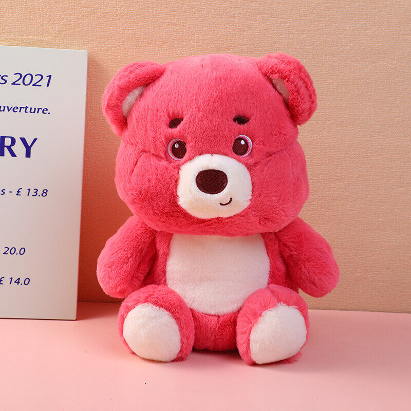Peluche orso rosa seduto - 30 cm