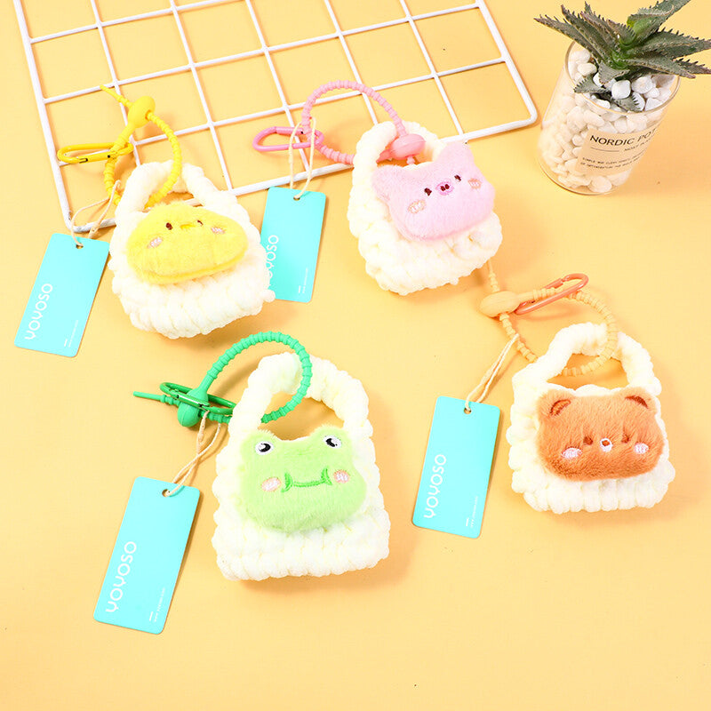 INS fiore lavorato a maglia cuffia borsa ciondolo borsa