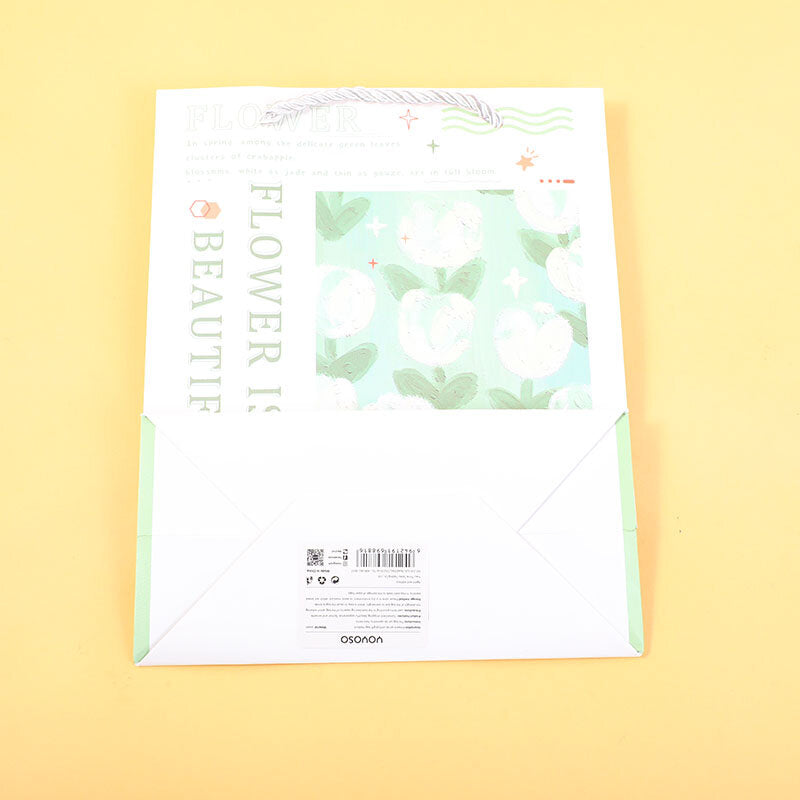 Borsa regalo verticale serie Flowers - media