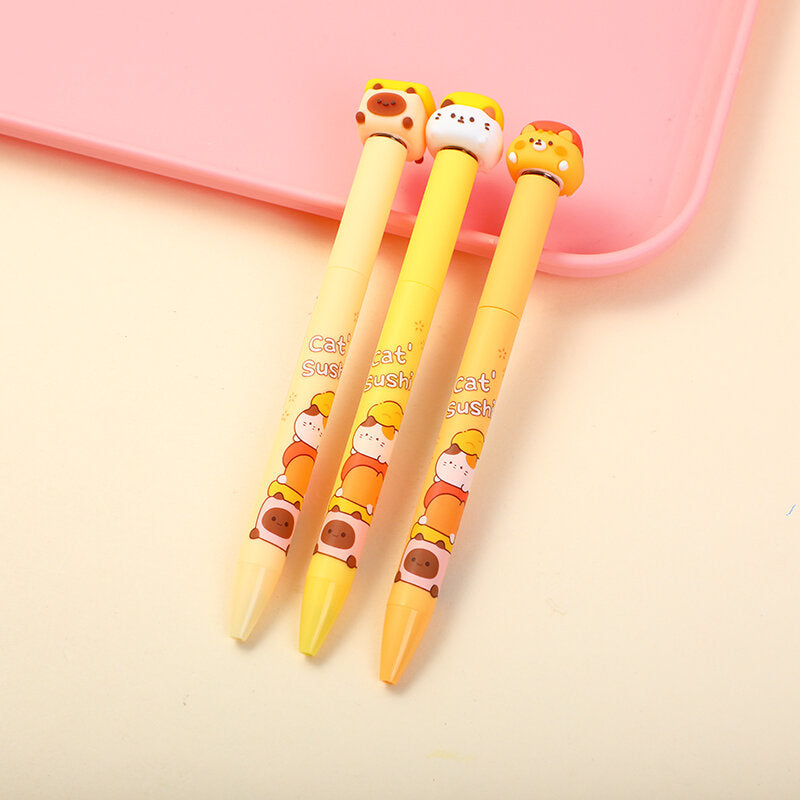 Penna gel anti-stress per sushi Cat-blu