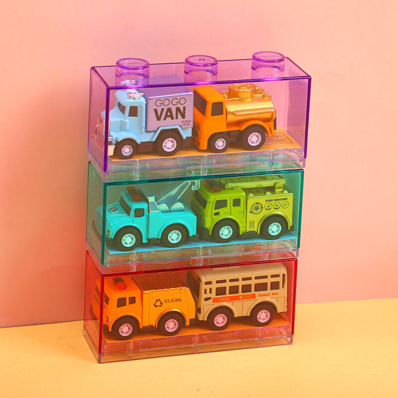 Divertente macchinina ingegneristica– Set da 2 pezzi