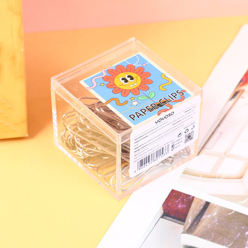 Clip di carta placcata-50mm (40pcs)– 1 pezzo