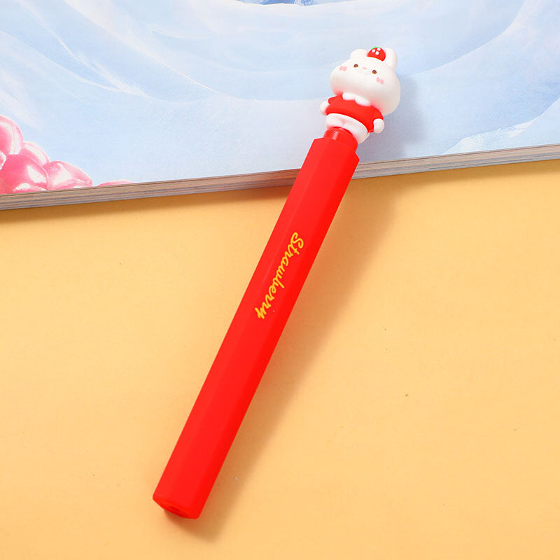 Sweet rabbit serie fragola rossetto gel penna-blu