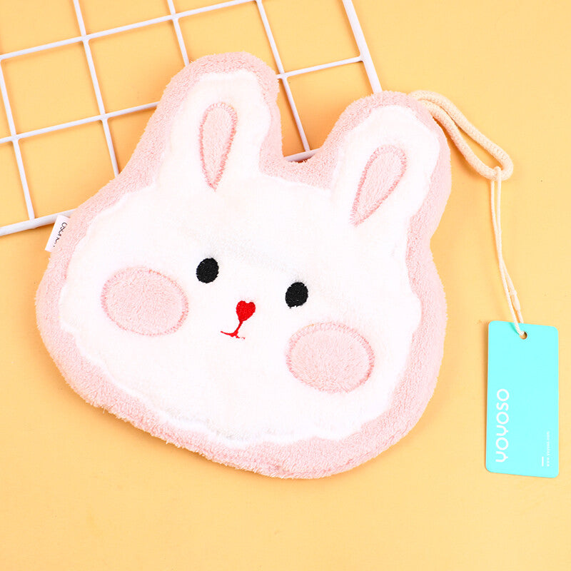 Asciugamano piatto a forma di coniglio