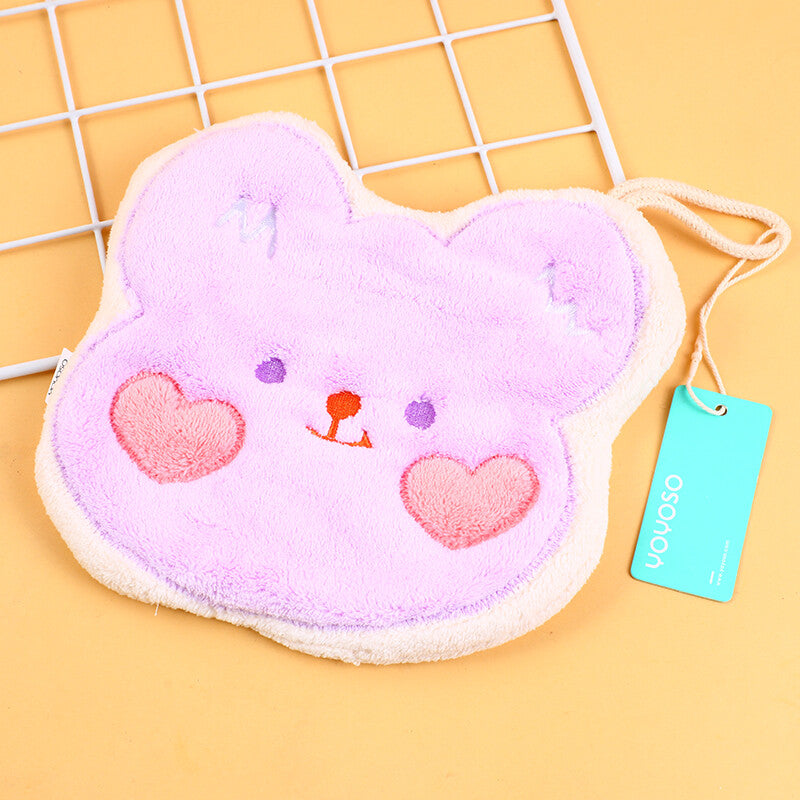 Asciugamano piatto a forma di orsetto