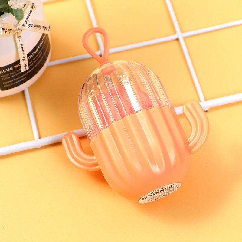 Spugna di trucco di bellezza Cactus - arancione