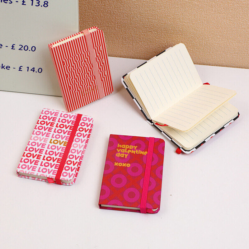 San Valentino - Elegante copertina rigida A7 - Pagina interna con riga orizzontale 96 pezzi