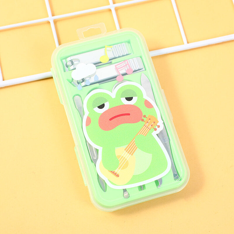 Tagliaunghie a rana a movimento lento set da sette pezzi