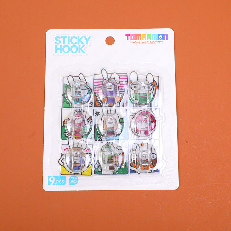 Gancio adesivo serie TOMARMON 9pz