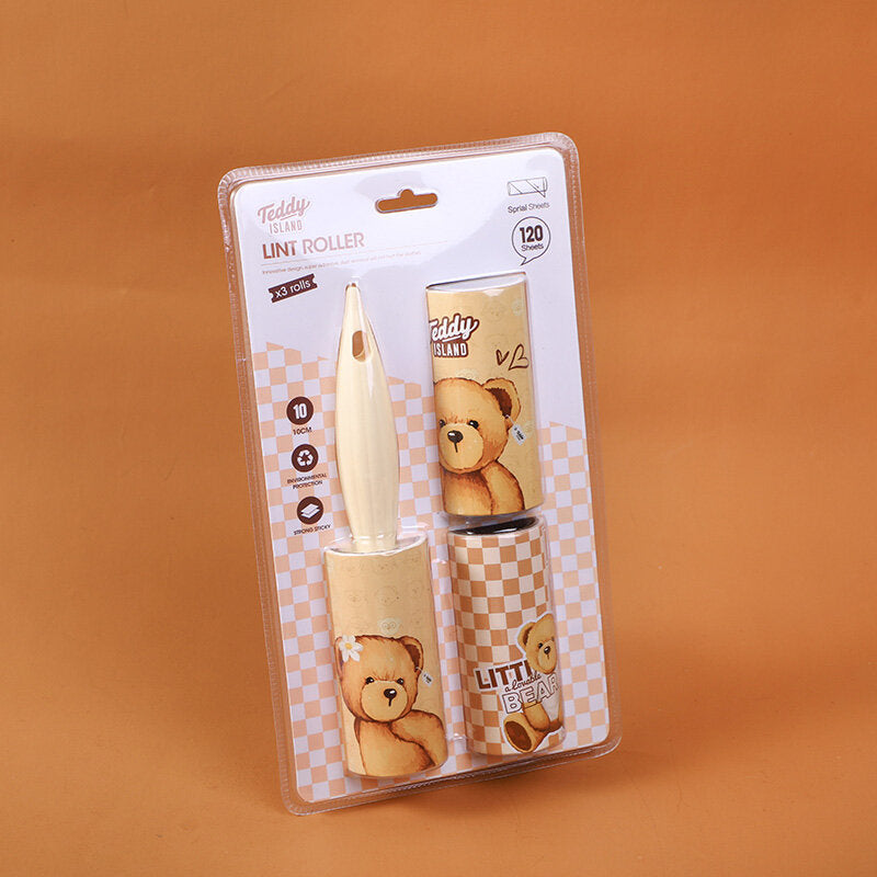Rullo antipelucchi serie TEDDY ISLAND 10cm (120 fogli)