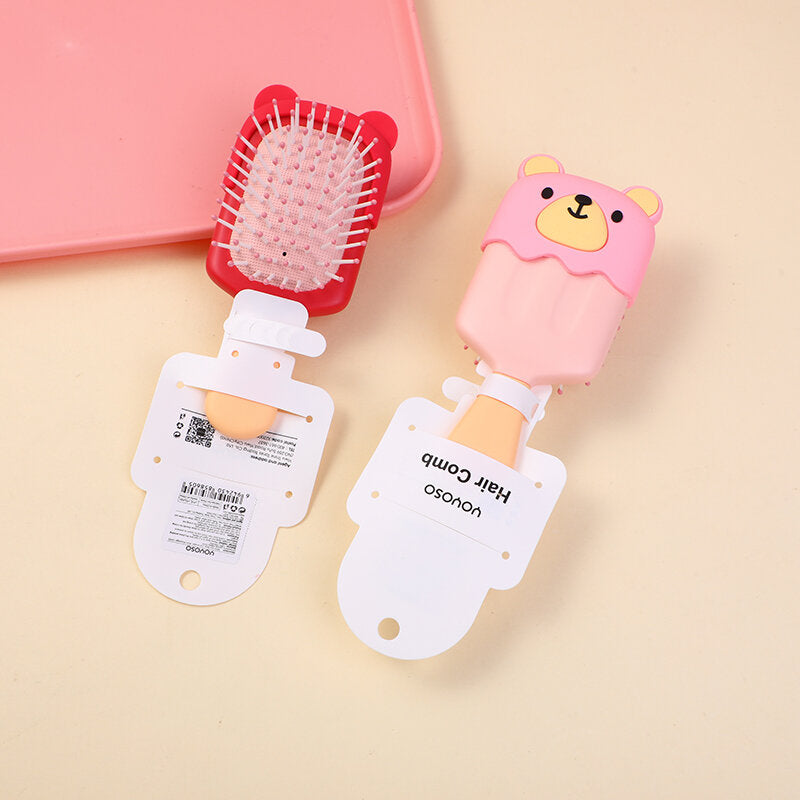 Mini pettine da massaggio per gelato all'orso al tè al latte (edizione speciale alla fragola) -3121