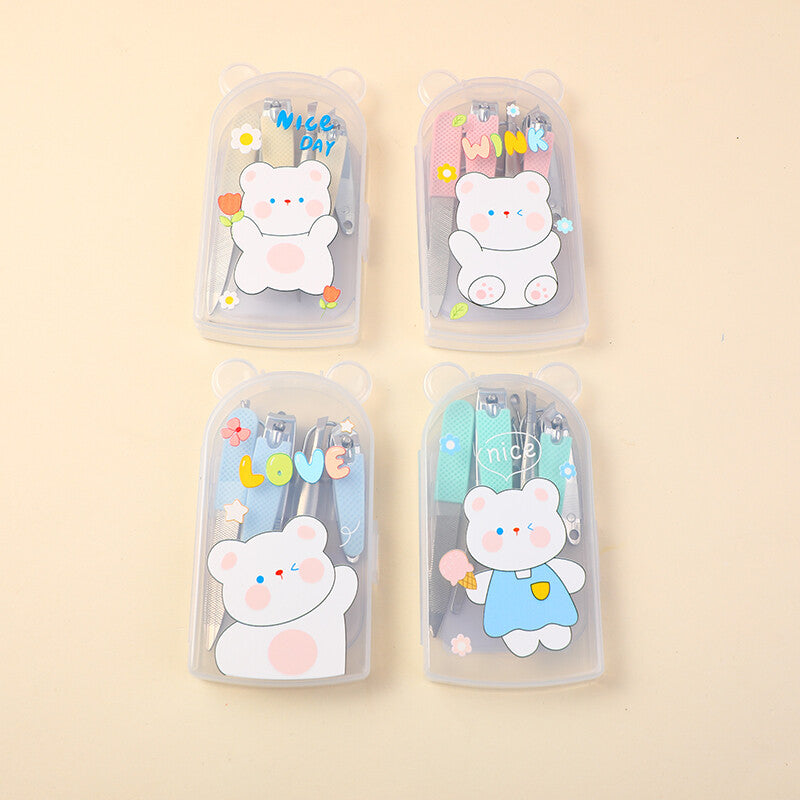 Set manicure in silicone da sette pezzi della serie Nice Day