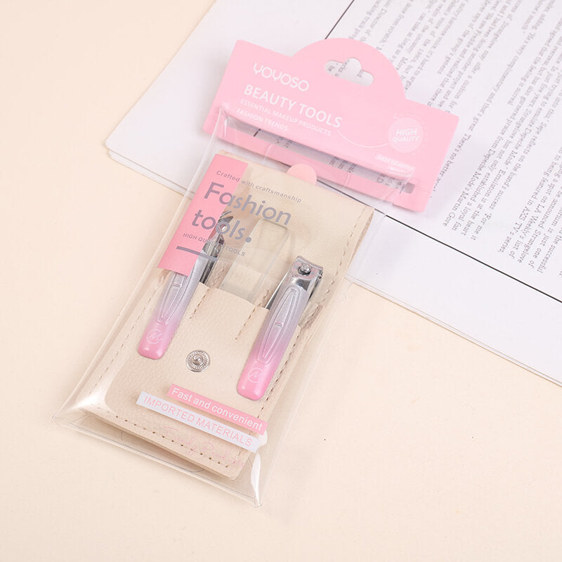 Set tagliaunghie con contenitore