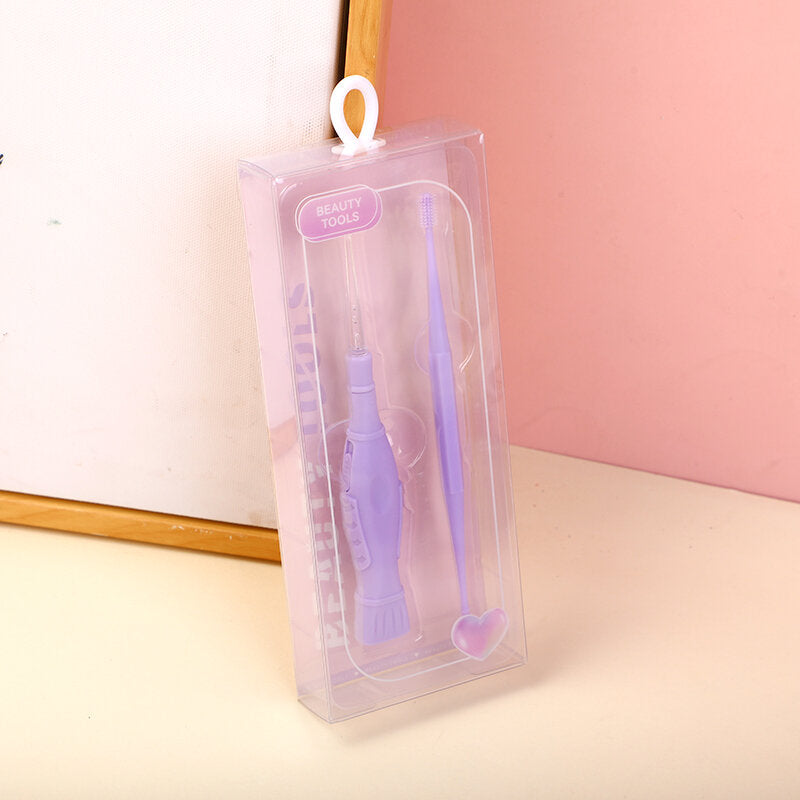 Set combinato di plettri luminosi serie viola cristallo-2 pezzi