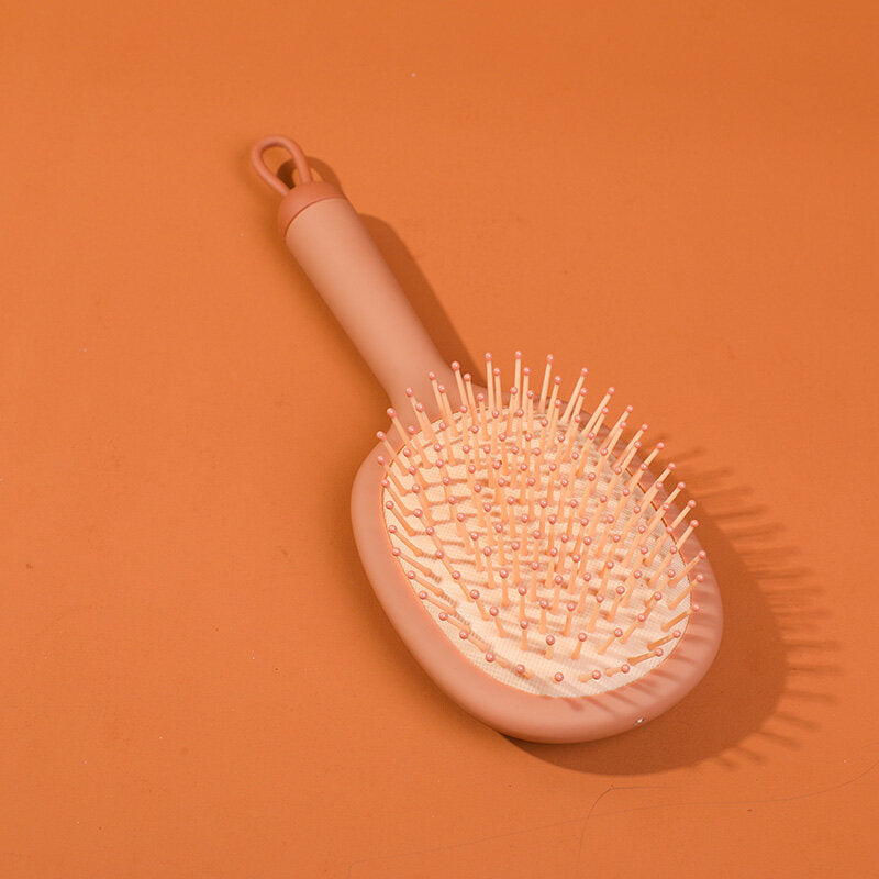 Pettine da massaggio rotondo serie TEDDY ISLAND-marrone scuro