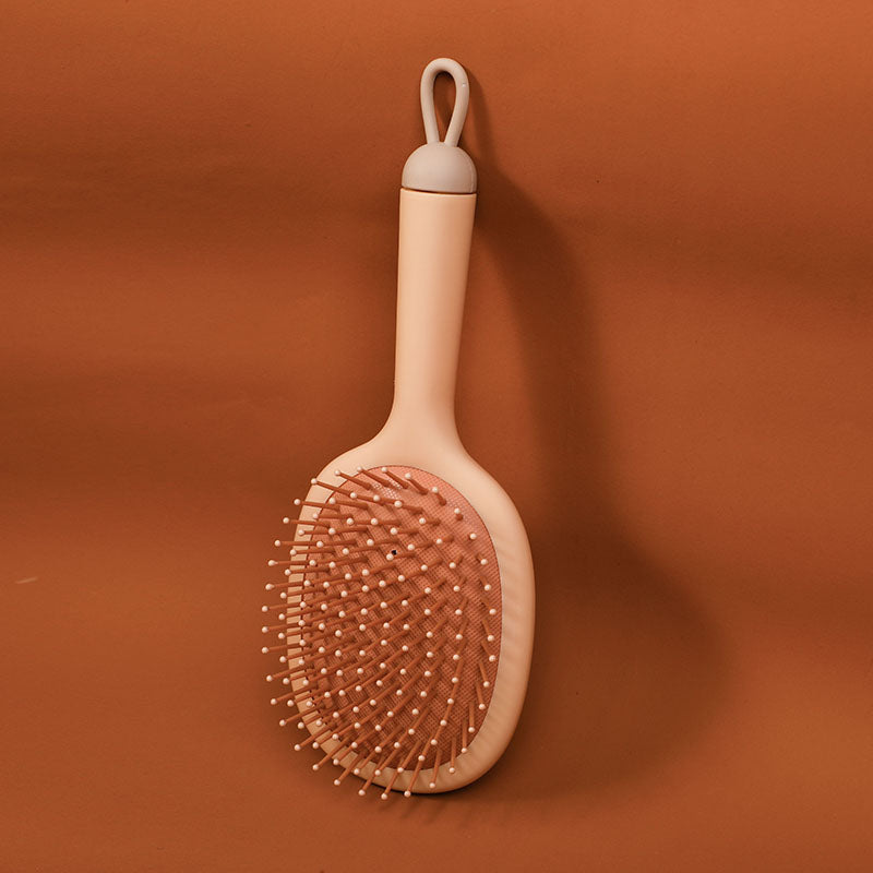 Pettine massaggiante rotondo serie TEDDY ISLAND-marrone chiaro