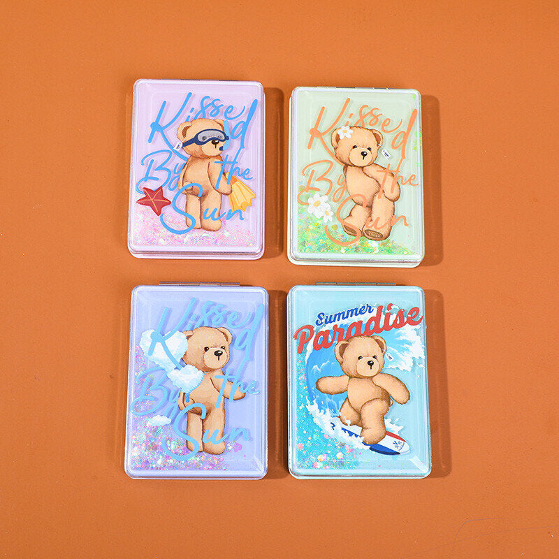 Orsetto casual a specchio rettangolare con sabbie mobili della serie TEDDY ISLAND-1Pz