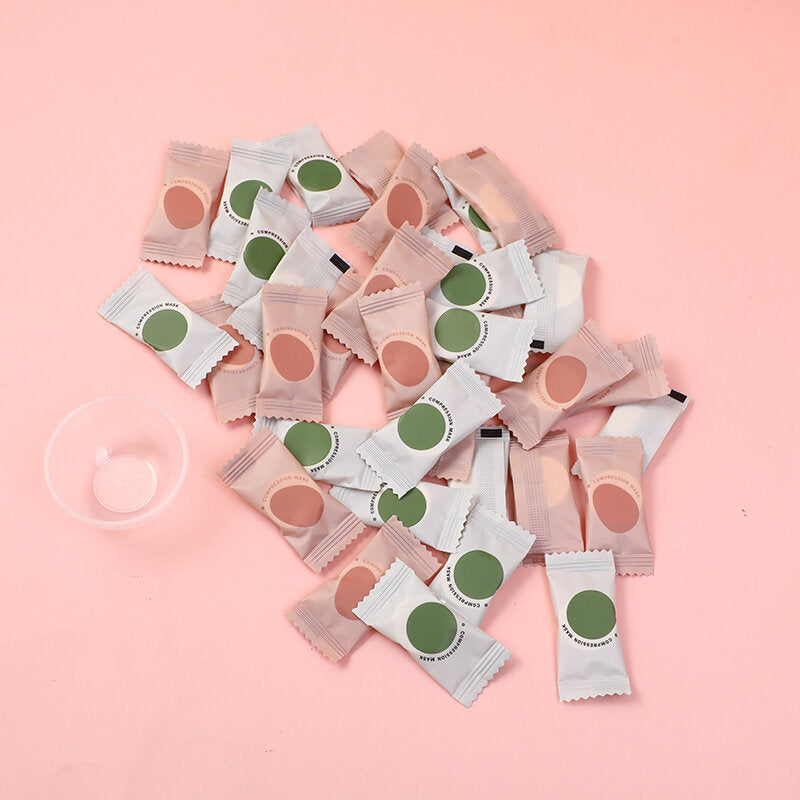 Maschera facciale compressa ultrasottile 35 pezzi (contenitore per maschera in omaggio)