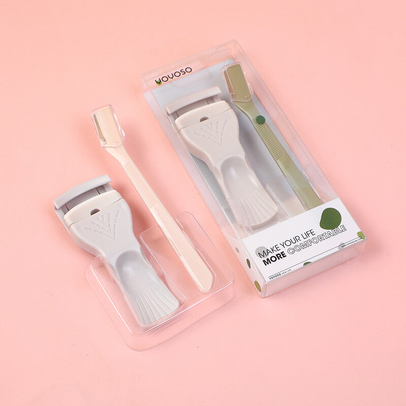 Set combinato piegaciglia e taglia sopracciglia