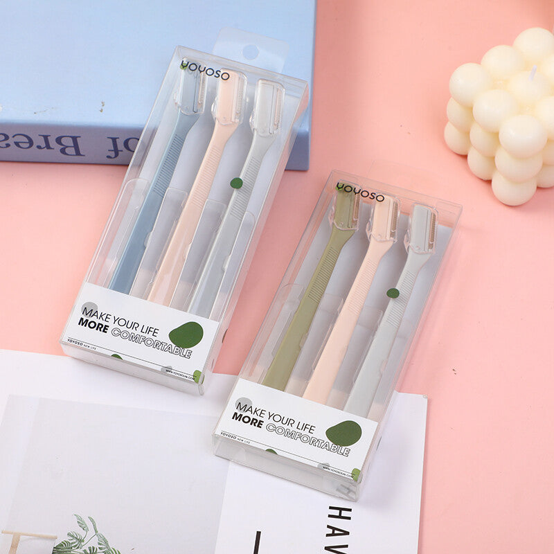 Rifinitore per sopracciglia liscio e confortevole - 3 pezzi