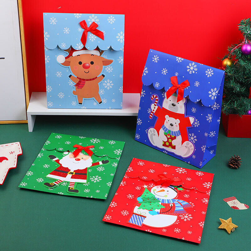 Borsa regalo flip serie Carnevale di Natale-M