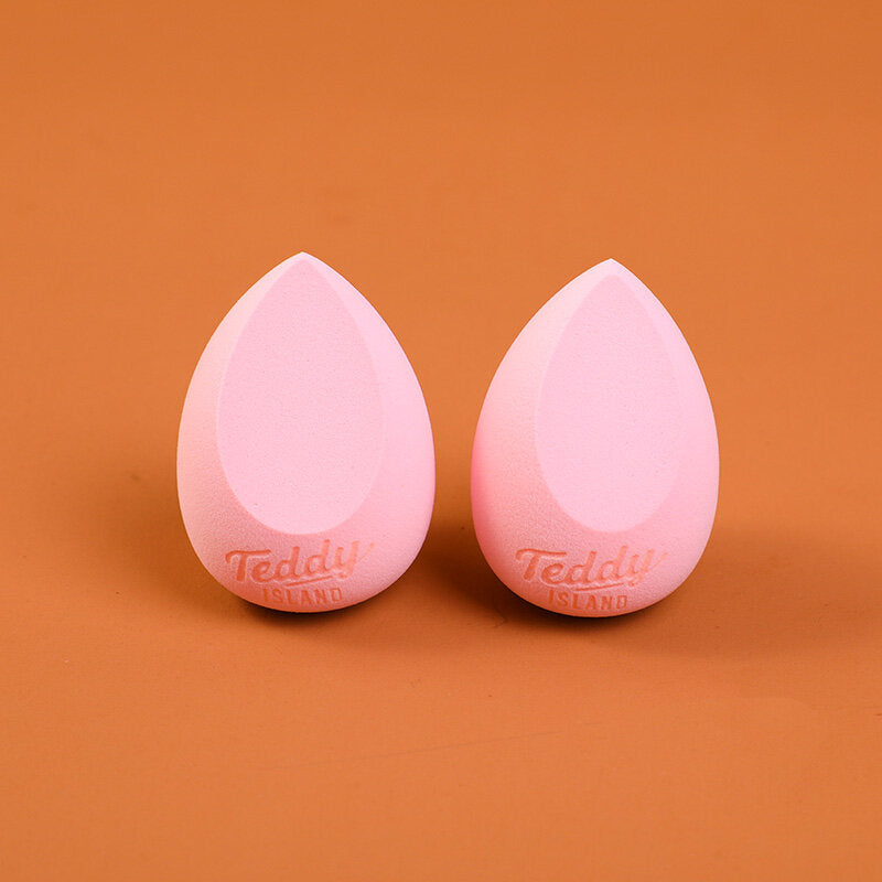 Spugnetta per trucco serie TEDDY ISLAND 3 pezzi-rosa