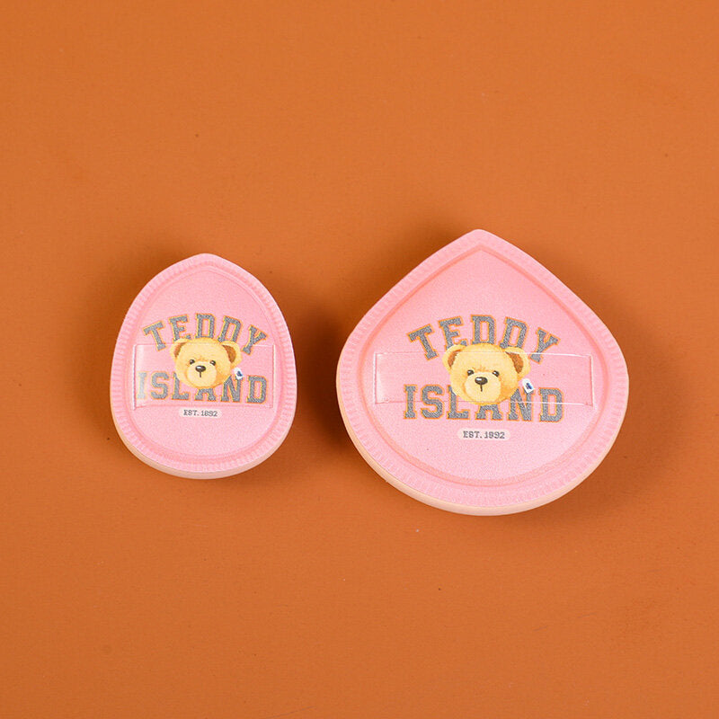 Set di cipria in zucchero filato della serie TEDDY ISLAND - rosa