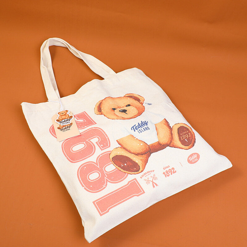 Borsa della spesa della serie TEDDY ISLAND-stile D