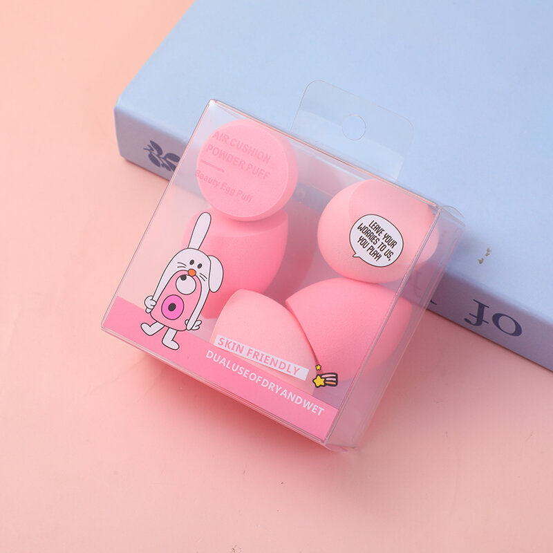 TOMARMON serie carina spugna per il trucco 5pz-rosa