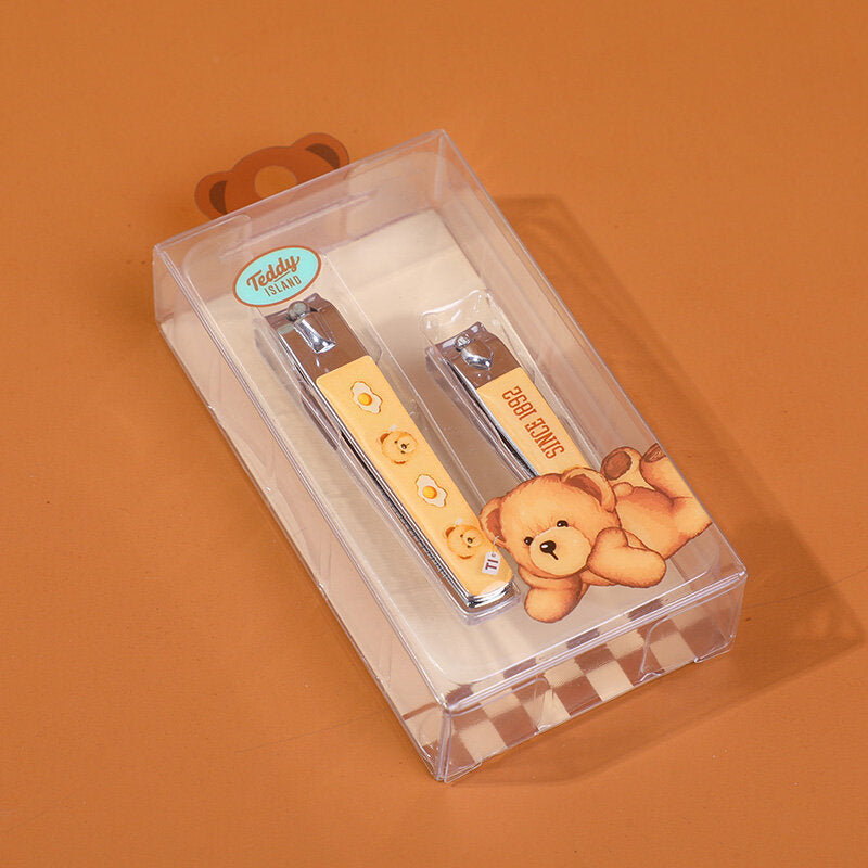 Tagliaunghie grandi e piccole serie TEDDY ISLAND (parte superiore liscia)