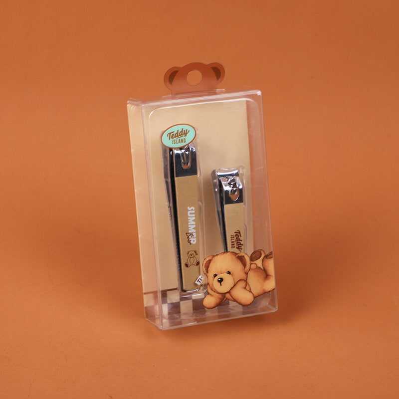 Tagliaunghie grandi e piccoli della serie TEDDY ISLAND (parte superiore semplice e diagonale)