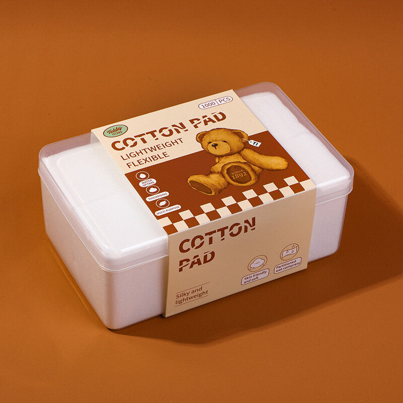 Dischetto in cotone leggero e flessibile serie TEDDY ISLAND 1000pz