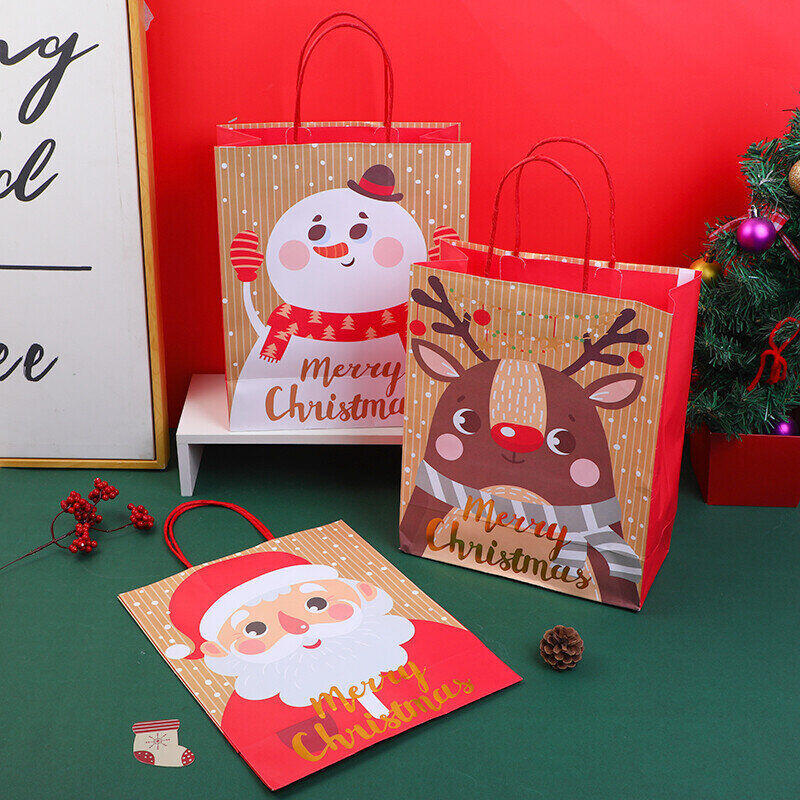 Borsa regalo verticale serie Snow Night Christmas-M