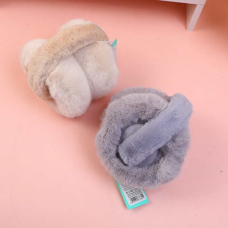 Paraorecchie unisex basic con palla di pelo