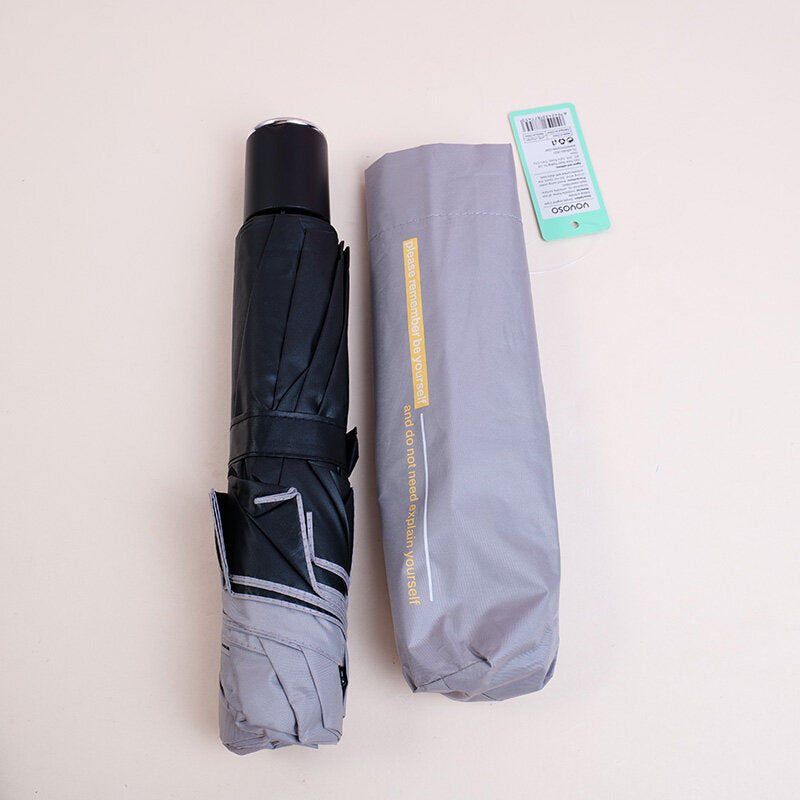 Semplice ombrello inglese triplo pieghevole