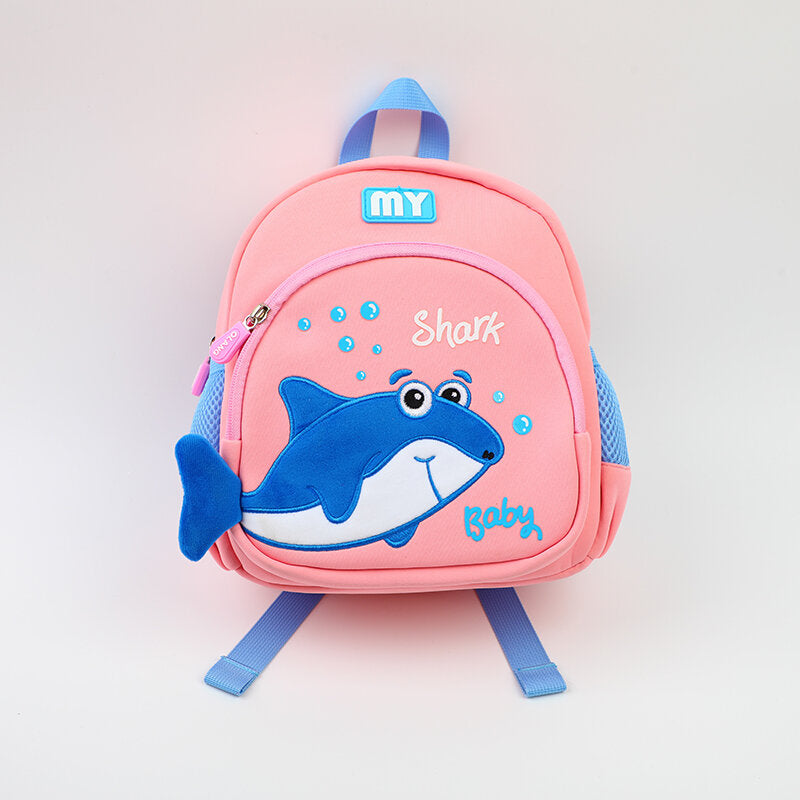Zaino per bambini Shark-rosa
