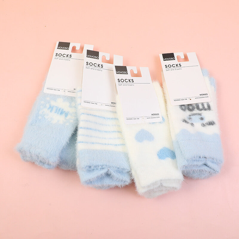 Calzini caldi da donna a metà polpaccio