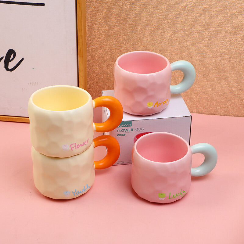 Tazza piccola a forma di fiore - 450 ml